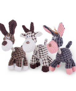 宠物狗狗发声玩具棉绳创意毛驴毛绒啃咬训练互动宠物玩具厂家直销